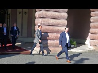 Report TV - Delegacioni i Parlamentit Evropian takim me Gramoz Ruçin