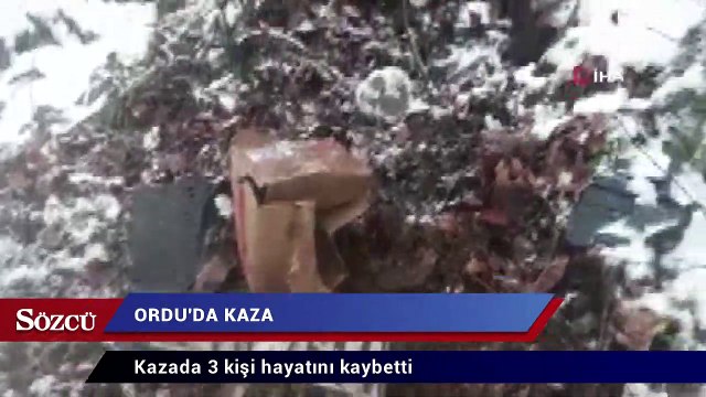 Ordu’da feci kaza: Üç kişi hayatını kaybetti