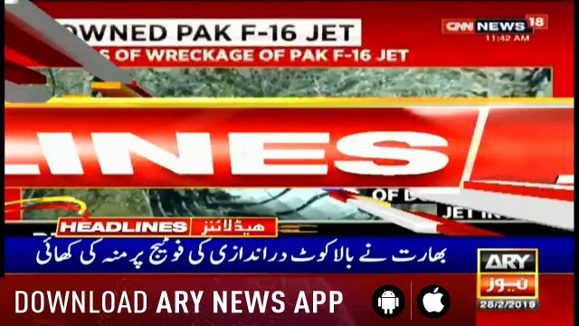 Headlines ARYNews 1400 28th February 2019