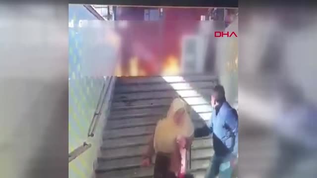 Dha Dış - Kahire'de 20 Kişinin Hayatını Kaybettiği, İstasyondaki Patlama Kamerada