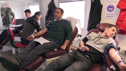 Türk Kızılayına gönüllü dopingi - ERZURUM