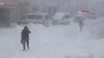 Bingöl Karlıova'da Kar Esareti İş Yerleri Açılamadı, Okullar Tatil Edildi