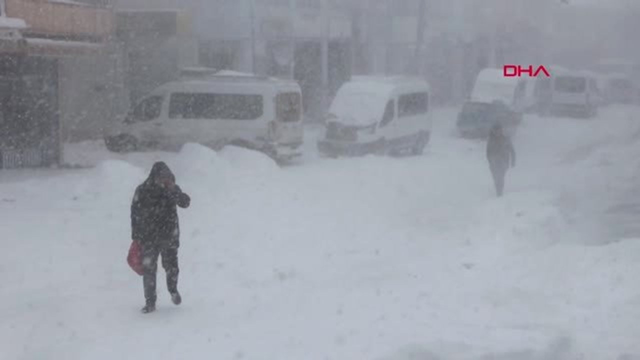 Bingöl Karlıova'da Kar Esareti İş Yerleri Açıla...