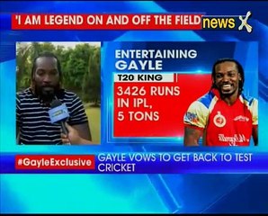 Cricketer Chris Gayle speaks exclusively to NewsX