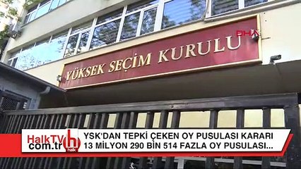 YSK 13 milyon 290 bin 514 fazla oy pusulası basıyor!