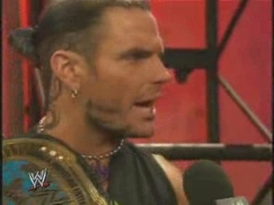 RAW Jeff Hardy comments about his brother Matt's condition