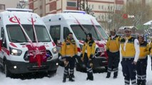 Kars’ta 11 tam donanımlı ambulans hizmete girdi