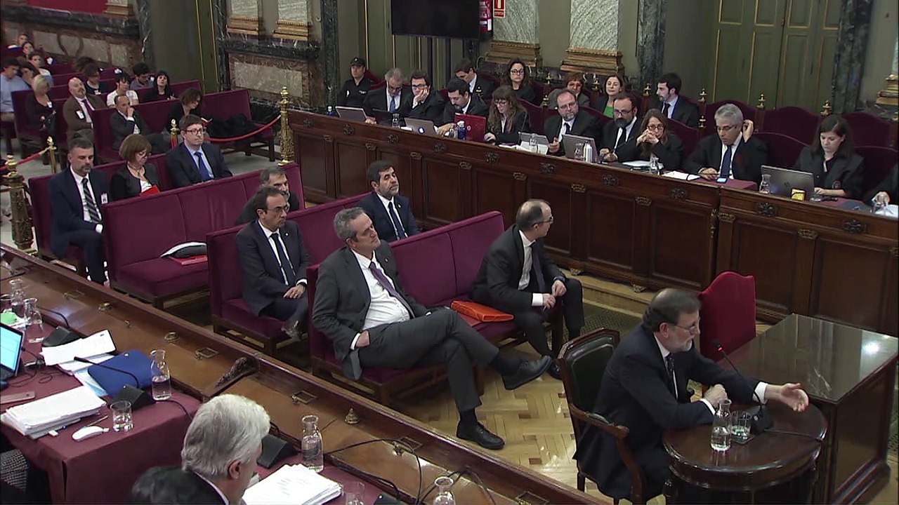 Jornada clave en el 'procés' marcada por la declaración de Mariano Rajoy