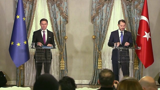 AB-Türkiye Yüksek Düzeyli Ekonomik Diyalog Toplantısı - Bakan Berat Albayrak - İSTANBUL