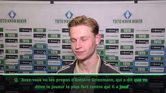 Frenkie de Jong très fier du compliment d’Antoine Griezmann