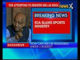 IOA lashes out at Sports Ministry, accuses ministry of indulgency