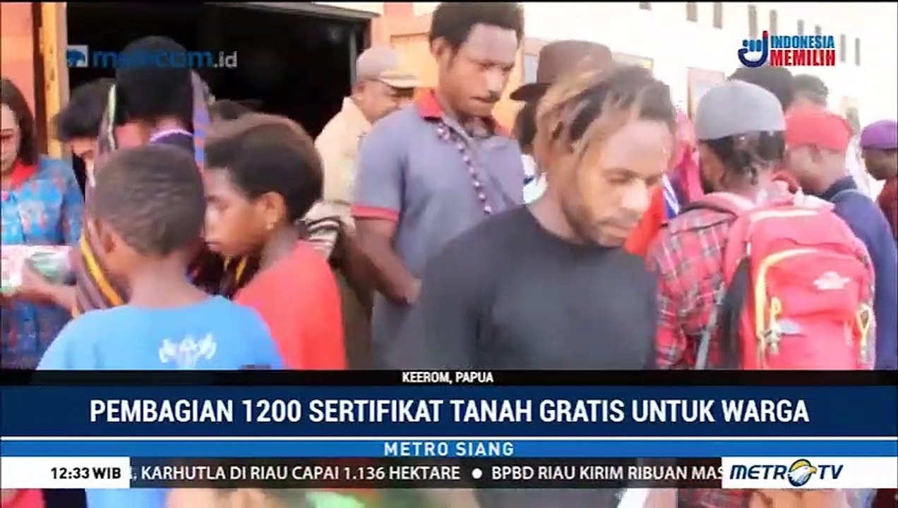 1.200 Warga Keerom Papua Terima Sertifikat Tanah Gratis