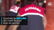 Diyarbakır'da 800 yıllık dini motifli İbranice kitap ele geçirildi