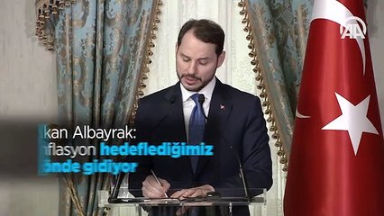 Bakan Albayrak: Enflasyon hedeflediğimiz yönde gidiyor