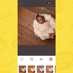 How to Edit Baby Pics with Baby Story App?