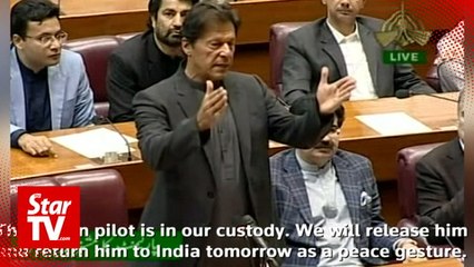 Indian pilot to be released Friday as peace gesture