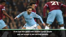 Bernardo fell to the floor - Pellegrini on Man City penalty