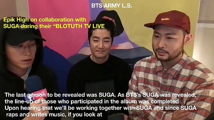 (ENG SUB)EPIC HIGH INTERVIEW AND HE TALK ABOUT BTS SUGA AND DUET AND NEW ALBUM 2019