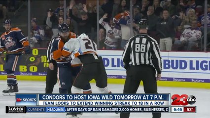 Condors looking to extend winning streak