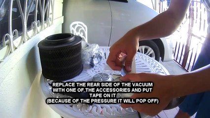 Toyota innova: Cleaning Air filter with vacuum
