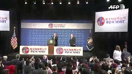 انتهاء قمة كيم وترامب في هانوي إلى فشل