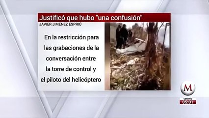 Corrige SCT confusion: hoy divulga audios de caida de helicoptero