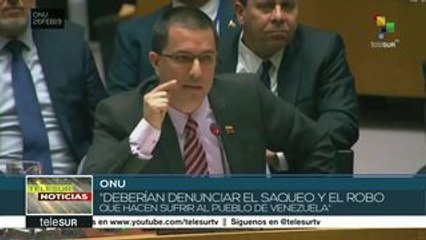 Arreaza pide a ONU pronunciamiento sobre bloqueo económico a Venezuela