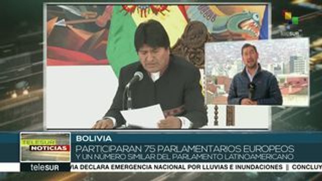 Presidente de Bolivia inaugurará Asamblea Parlamentaria EuroLat
