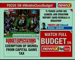 Budget 2019_ 10% quota given to poor in govt jobs _ Parliament Budget LIVE