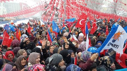 Erzurumlulardan Cumhurbaşkanı Erdoğan'a Sevgi Seli