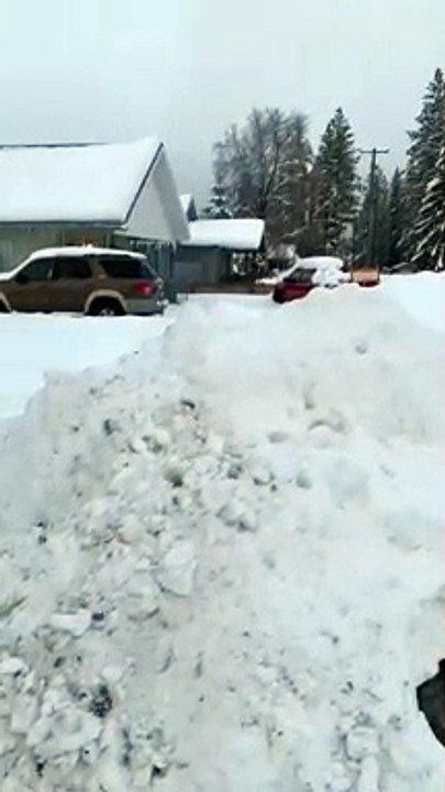 Couple Builds Igloo Outside Home
