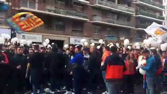 Valencia-Betis: La Afición del Valencia, en la Previa de la Semifinal de Copa