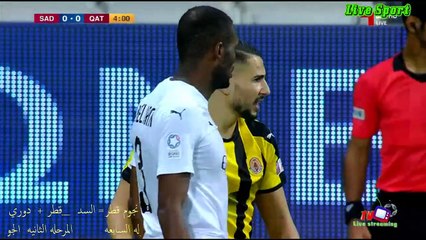 دوري نجوم قط  مباراه نادي السد  وقطر   الجوله الثانيه الجوله السابعه  28_2_2019 الشوط الاول