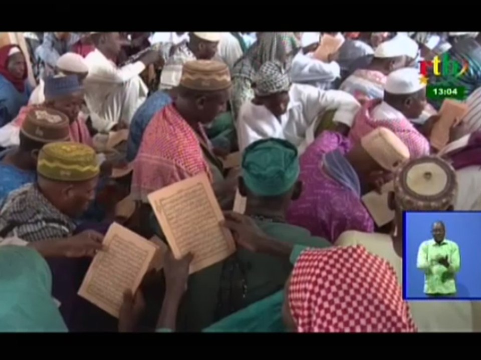 RTB/Trois jours de Prière dite par les fidèles musulmans pour la paix organisé par la FAIB