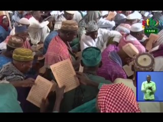 RTB/Trois jours de Prière dite par les fidèles musulmans pour la paix organisé par la FAIB