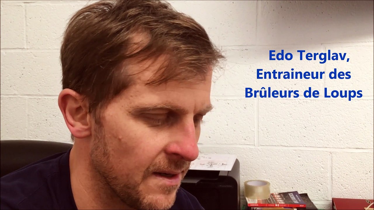 «  On peut avoir beaucoup de succès » Edo Terglav, l’entraineur des Brûleurs de Loups de Grenoble avant le début des playoffs