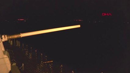 Çanakkale Mavi Vatan Tatbikatında Gece Atışı Yapıldı