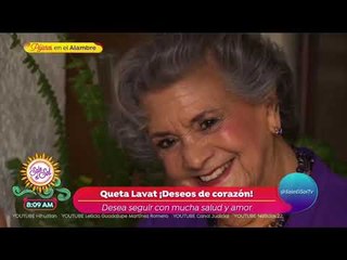 ¡Queta Lavat celebró así sus 90 años! | Sale el Sol