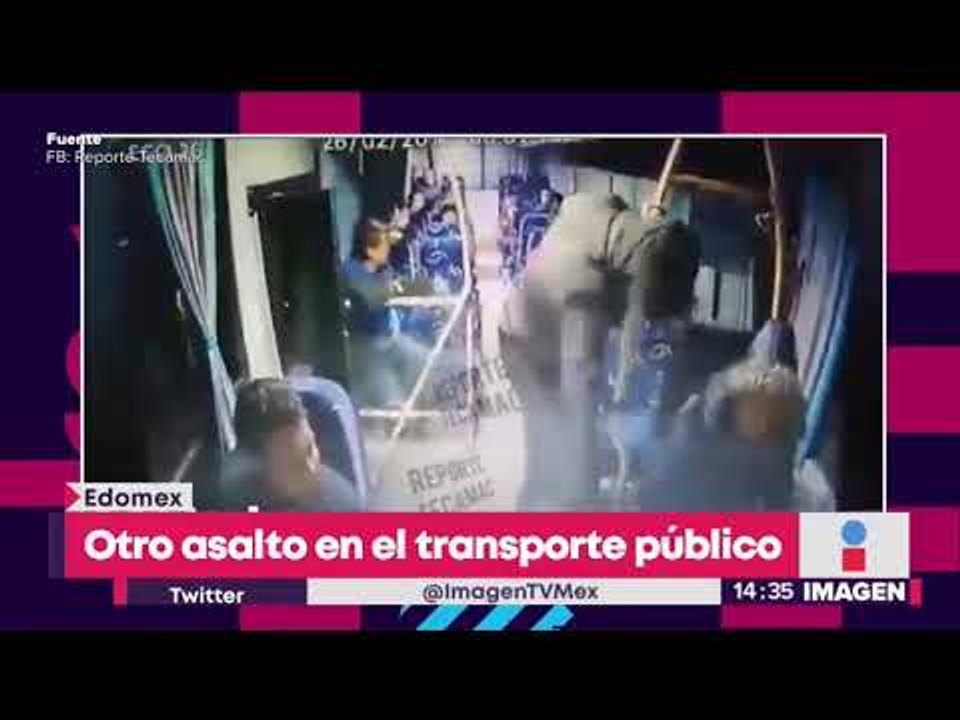 Otro asalto en el transporte público; golpean a mujer que quiso esconder pertenencias