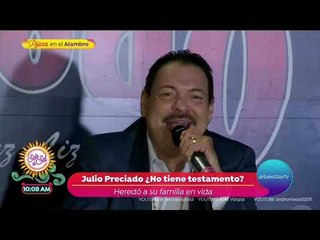 Julio Preciado dice que fue su error estar grave de salud | Sale el Sol