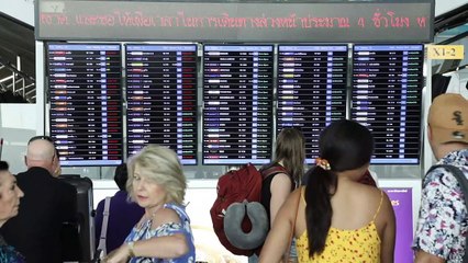Turistas presos em Bangkok