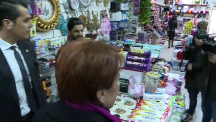 Akşener, Gölbaşı'nda esnaf ziyaretlerinde bulundu - ANKARA