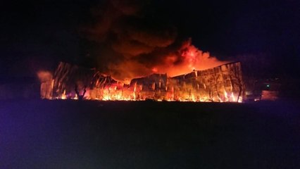 Fabrika Alevlere Teslim Oldu