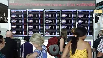 Turistas presos em Bangkok