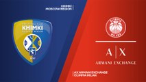 Khimki Moscow region - AX Armani Exchange Olimpia Milan Highlights | EuroLeague RS Round 24