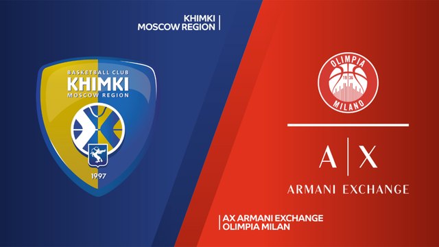 Khimki Moscow region - AX Armani Exchange Olimpia Milan Highlights | EuroLeague RS Round 24