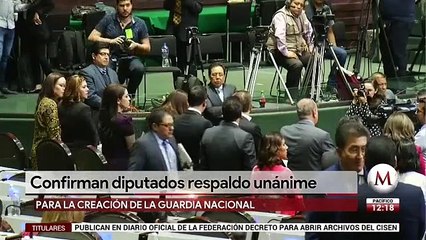 Guardia Nacional- Diputados respaldan creacion