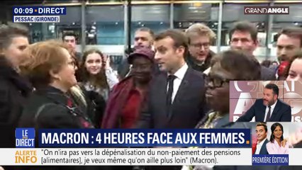 Emmanuel Macron: 4 heures face aux femmes