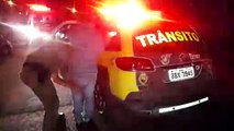 Motociclista é detido por embriaguez após colisão entre motos