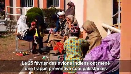 Des habitants du Cachemire pakistanais en fuite